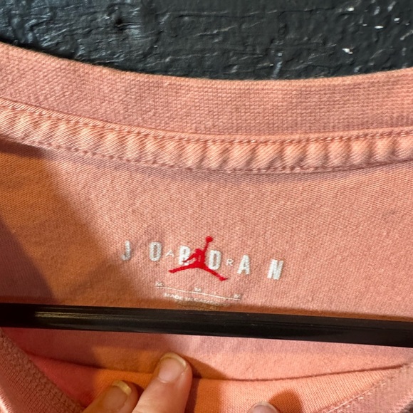 Aid Jordan Light Pink Short Sleeve Logo T-Shirt - Picture 3 of 4